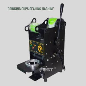 Drinking cup sealing machine